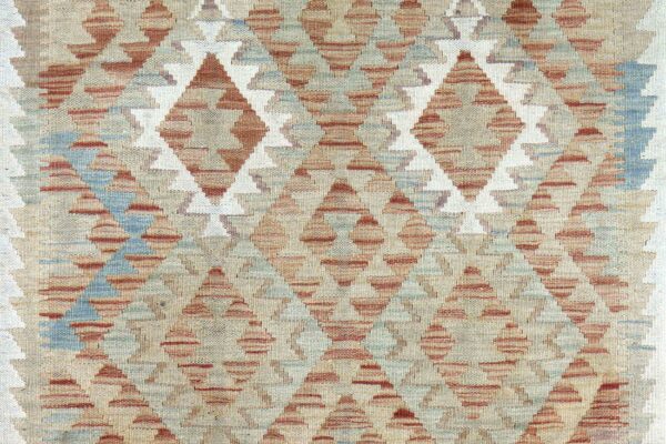 Afghan Kilim Rug 148cm x 100cm / 4ft 10in x 3ft 3in - Image 2